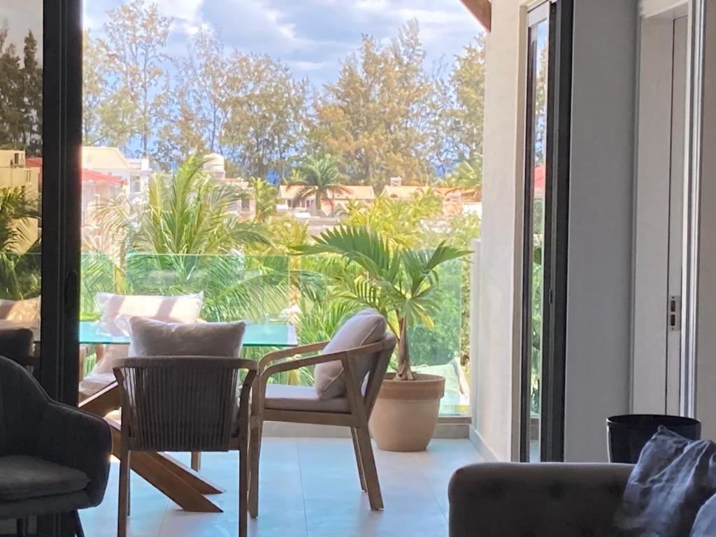 Splendide Penthouse Vue Mer A 5 Mn A Pied De La Plage Flic-en-Flacq Exterior foto
