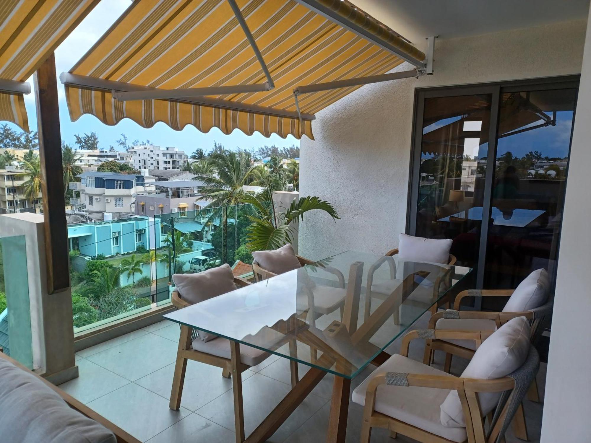 Splendide Penthouse Vue Mer A 5 Mn A Pied De La Plage Flic-en-Flacq Exterior foto